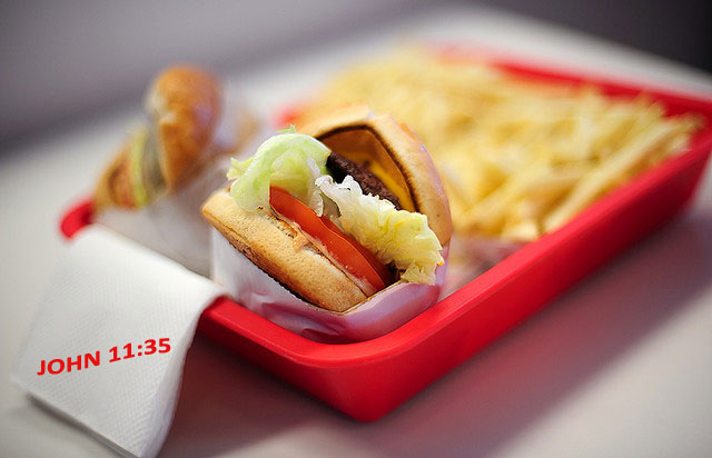 In-n-Out of Favor with the Lord: Fast Food Bible Passages